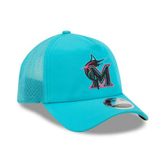 Miami Marlins 2026 MLB City Connect 9FORTY APEX Trucker Cap Teal - Taass on sale