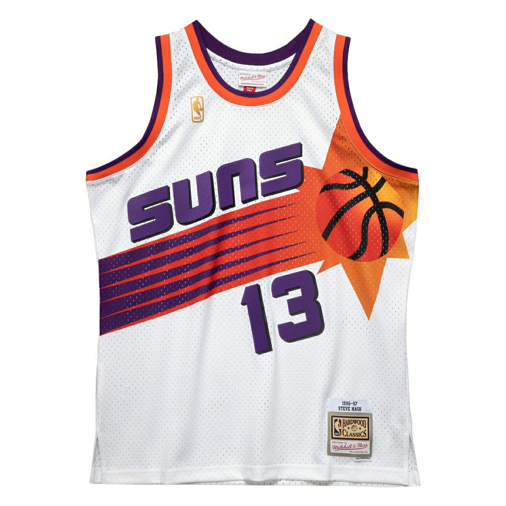 Steve Nash #13 Phoenix Suns 1996-97 Swingman NBA Jersey White - Taass Online