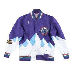 Utah Jazz 1997-98 Authentic Warm Up NBA Jacket Purple - Taass sale