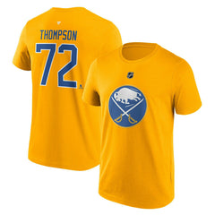 Tage Thompson #72 Buffalo Sabres Player NHL T-Shirt Yellow - Taass discount