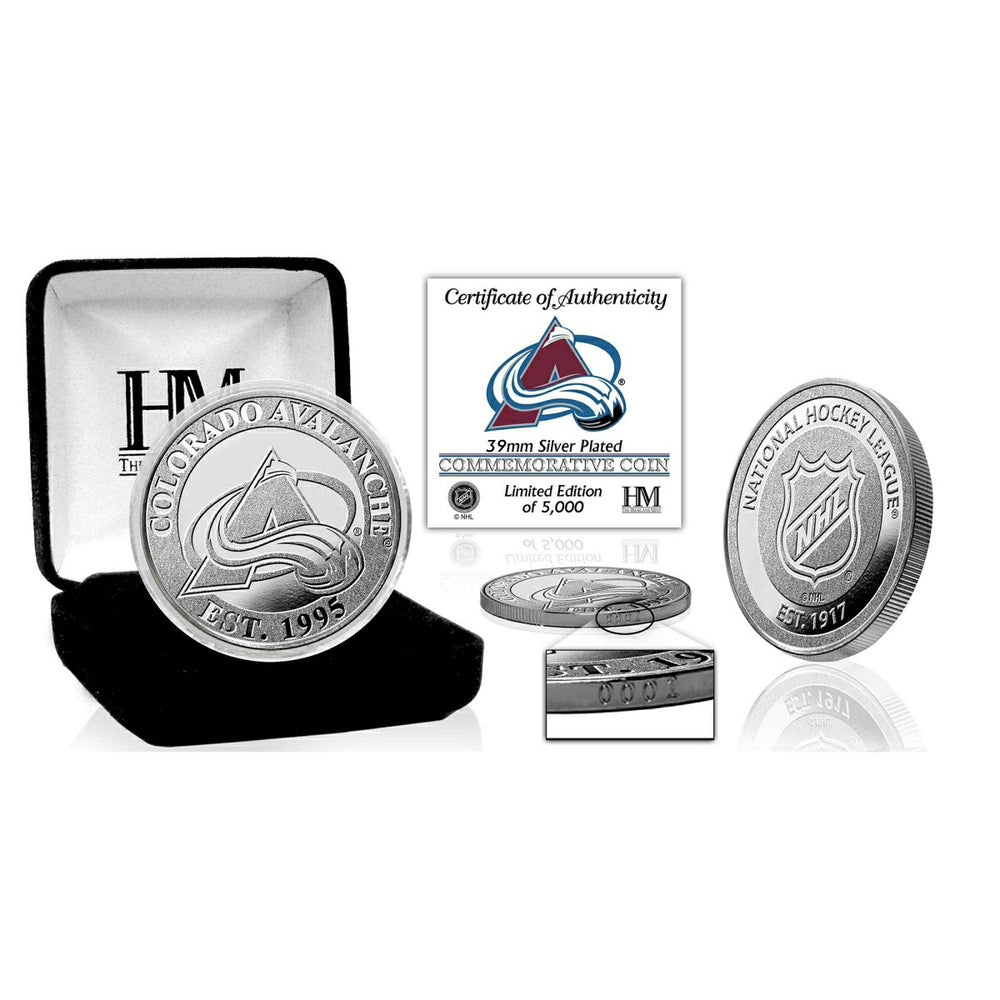Colorado Avalanche NHL Team Silver Mint Coin - Taass for sale