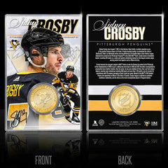 Sidney Crosby Pittsburgh Penguins Acrylic Bronze Coin Holder - Taass Online
