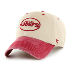 Kansas City Chiefs '47 Breaking Trail Clean Up Adjustable NHL Cap Natural/Red - Taass sale