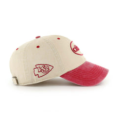 Kansas City Chiefs '47 Breaking Trail Clean Up Adjustable NHL Cap Natural/Red - Taass sale