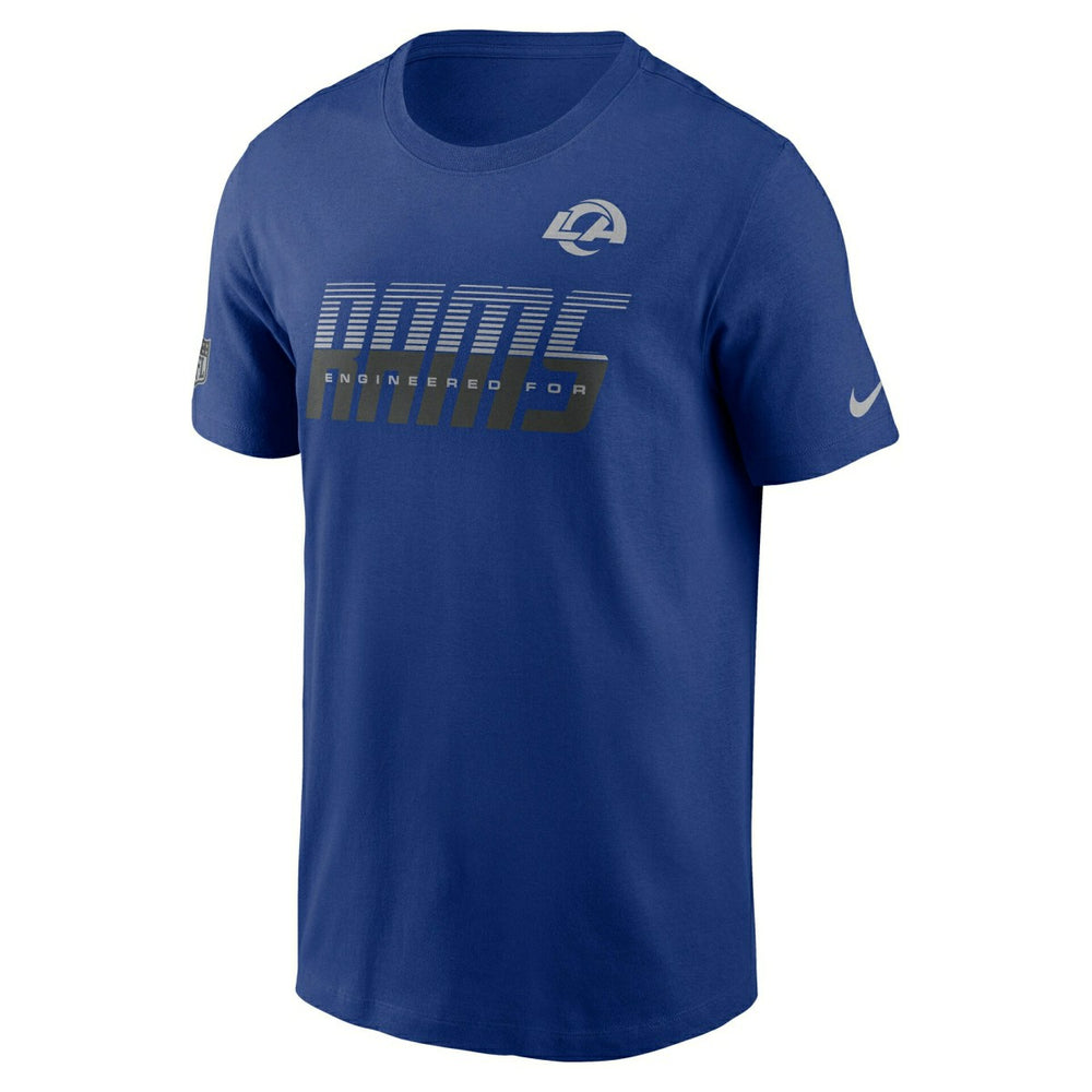 Los Angeles Rams 2026 NFL Sideline Team Issue Dri-Fit T-Shirt Blue - Taass outlet