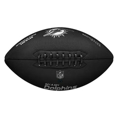 Miami Dolphins Wilson Metallic Premiere Full Size NFL Football - Taass discount