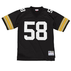 Jack Lambert #58 Pittsburgh Steelers 1976 Legacy Throwback NFL Jersey Black - Taass discount