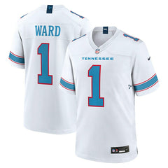 Cam Ward #1 Tennessee Titans 2026 Game NFL Jersey White - Taass for sale