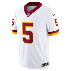 Jayden Daniels #5 Washington Commanders Sewn Down Limited NFL Jersey White - Taass Online