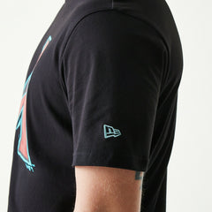 Arizona Diamondbacks Team Logo New Era MLB T-Shirt Black - Taass for sale
