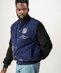 NFL Shield Core L&L '30 Varsity Jacket Navy - Taass outlet