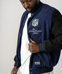 NFL Shield Core L&L '30 Varsity Jacket Navy - Taass outlet