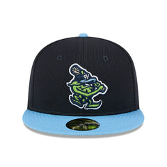 Hillsboro Hops MiLB Batting Practice Authentic 59FIFTY Fitted Cap Navy - Taass for sale