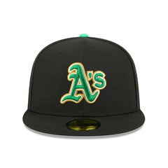 Athletics 2026 St. Patrick's Day MLB Authentic 59FIFTY Cap Black - Taass sale