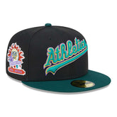 Oakland Athletics Retro 1996 Spring Training New Era 59FIFTY Fitted Cap Black - Taass for sale