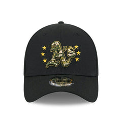 Oakland Athletics 2024 MLB Armed Forces New Era 39THIRTY Flex Cap Black - Taass US