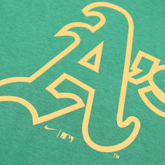 Oakland Athletics Cooperstown Logo Nike Club Fleece MLB Hoodie Green - Taass for sale