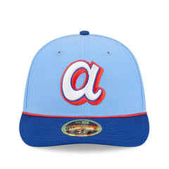 Atlanta Braves MLB Authentic City Connect Low Profile 59FIFTY Fitted Cap Blue - Taass US