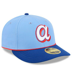 Atlanta Braves MLB Authentic City Connect Low Profile 59FIFTY Fitted Cap Blue - Taass US