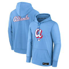 Atlanta Braves City Connect 2026 MLB Authentic Therma Hoodie Blue - Taass sale