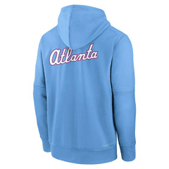 Atlanta Braves City Connect 2026 MLB Authentic Therma Hoodie Blue - Taass sale