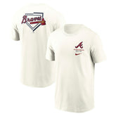 Atlanta Braves Primetime 2-Hit T-Shirt Cream - Taass sale
