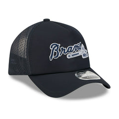 Atlanta Braves 2026 MLB Batting Practice 9FORTY APEX Trucker Cap Navy - Taass on sale