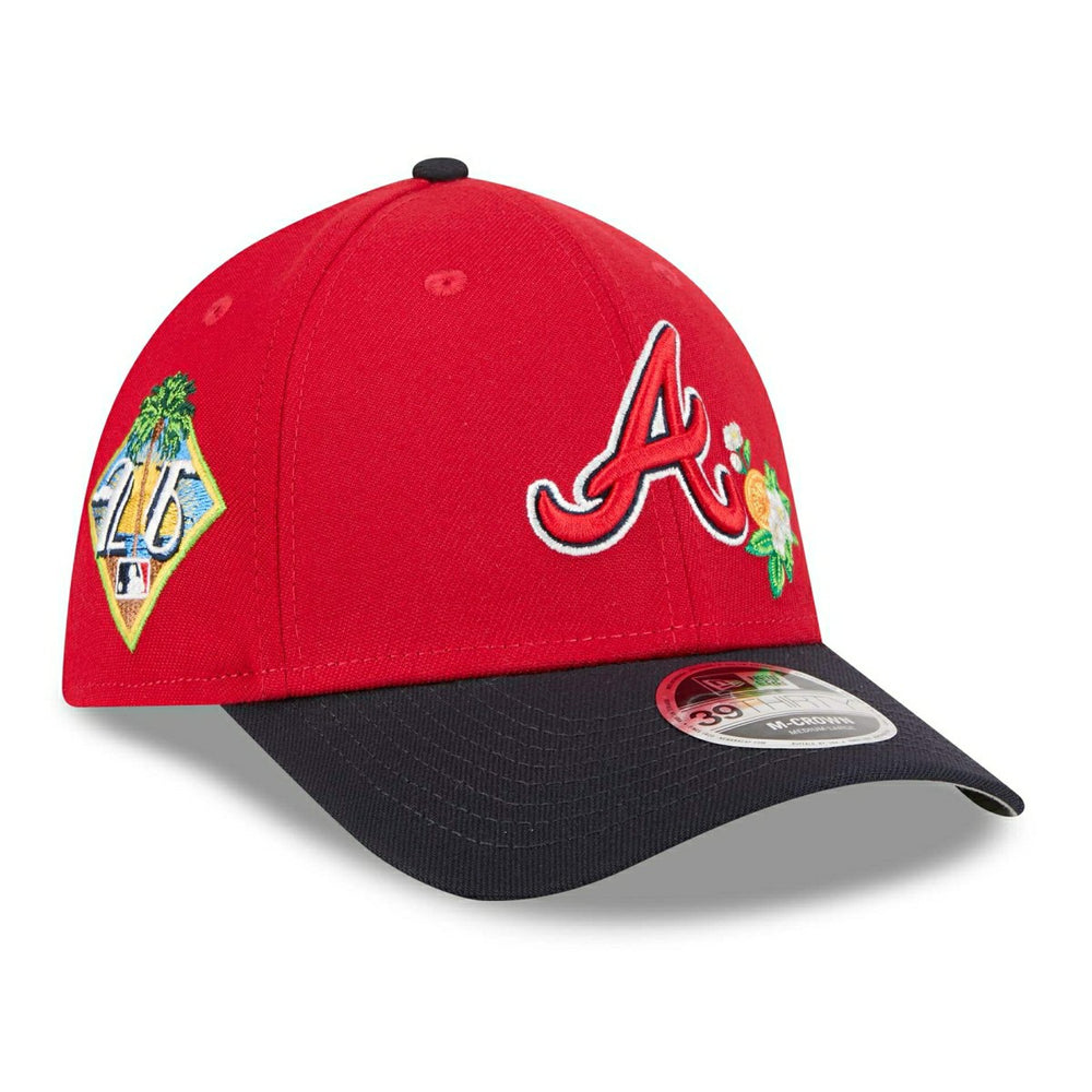 Atlanta Braves 2026 MLB Spring Training 39THIRTY M-Crown Flex Cap Red - Taass outlet