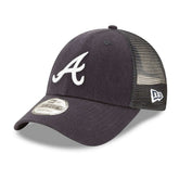 Atlanta Braves Basic New Era 9FORTY Trucker MLB Cap - Taass on sale