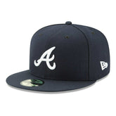 Atlanta Braves Authentic New Era 59FIFTY Fitted MLB Cap Road - Taass for sale