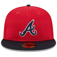 Atlanta Braves 2025 MLB Spring Training 59FIFTY Fitted Cap Red - Taass on sale