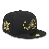 Atlanta Braves 2024 MLB Authentic Armed Forces New Era 59FIFTY Fitted Cap - Taass US