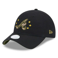 Atlanta Braves 2024 MLB Armed Forces New Era Women's 9TWENTY Cap Black - Taass on sale