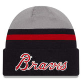 Atlanta Braves Retro New Era MLB Beanie Knit - Taass for sale