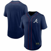 Atlanta Braves Fanatics Foundation MLB Fan Jersey Navy - Taass outlet