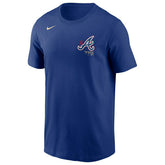 Atlanta Braves City Connect Nike MLB T-Shirt Blue - Taass for sale