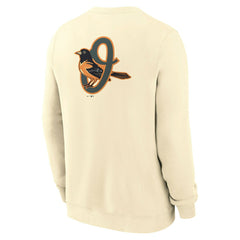 Baltimore Orioles City Connect 2-Hit Club Crew Pullover Natural - Taass on sale