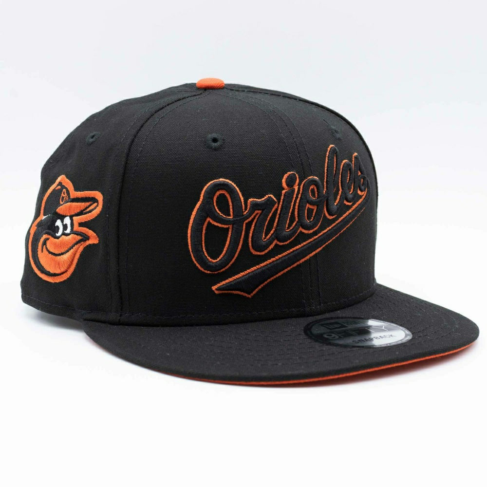 Baltimore Orioles Wordmark New Era 9FIFTY Snapback MLB Cap - Taass sale