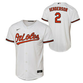 Gunnar Henderson #2 Baltimore Orioles Nike Replica MLB Jersey White (YOUTH) - Taass on sale
