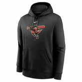 Baltimore Orioles Alternate Logo Nike Club Fleece MLB Hoodie Black - Taass sale