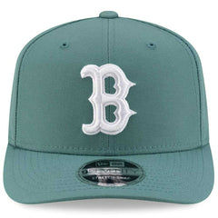 Boston Red Sox MLB City Connect Stretch-Snap 9SEVENTY Cap Green - Taass US