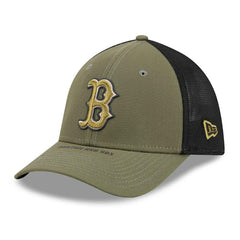 Boston Red Sox 2026 MLB Armed Forces 39THIRTY M-Crown Flex Cap Olive - Taass for sale