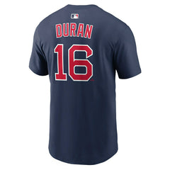 Jarren Duran #16 Boston Red Sox Player MLB T-Shirt Navy - Taass for sale