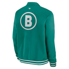 Boston Red Sox City Connect 2026 MLB Authentic Dugout Bomber Jacket Green - Taass sale