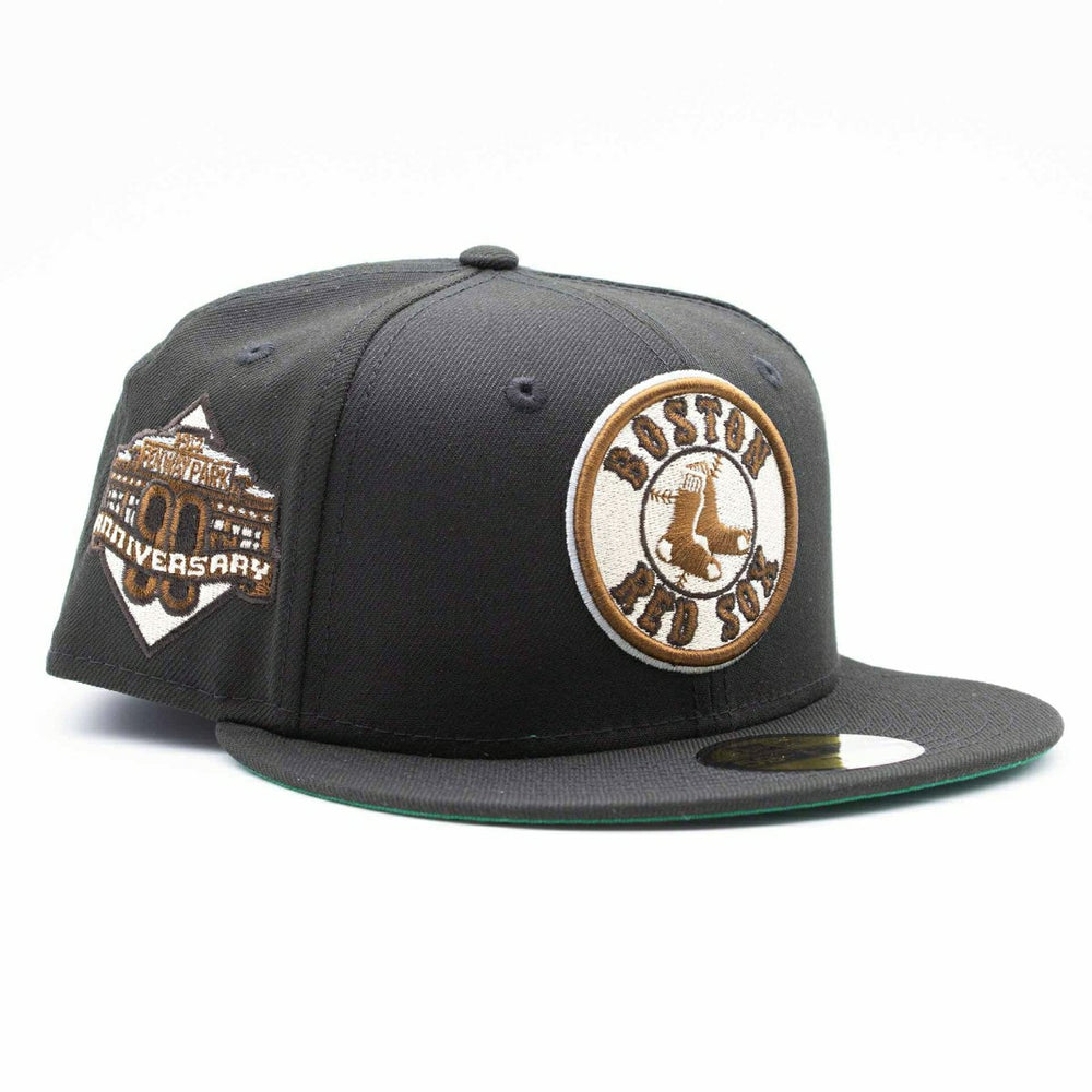 Boston Red Sox Fenway Park 90th Anniversary 59FIFTY Fitted MLB Cap Black - Taass on sale