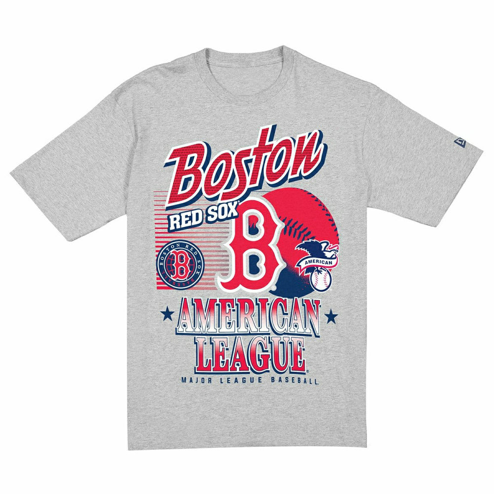 Boston Red Sox Sport Classics Oversized MLB T-Shirt Gray - Taass for sale