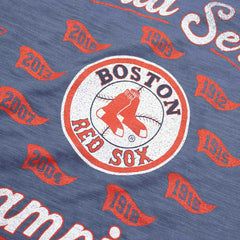 Boston Red Sox Retro Stadium Slub MLB T-Shirt Navy - Taass sale