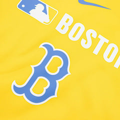Boston Red Sox Alternate 2025 MLB Authentic Performance Therma Hoodie Yellow - Taass outlet