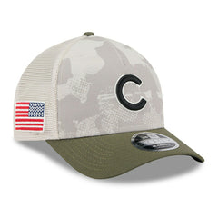 Chicago Cubs 2025 MLB Armed Forces 9FORTY M-Crown A-Frame Snapback Cap - Taass US