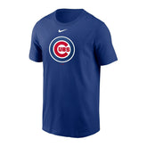 Chicago Cubs Large Logo MLB T-Shirt Blue - Taass discount